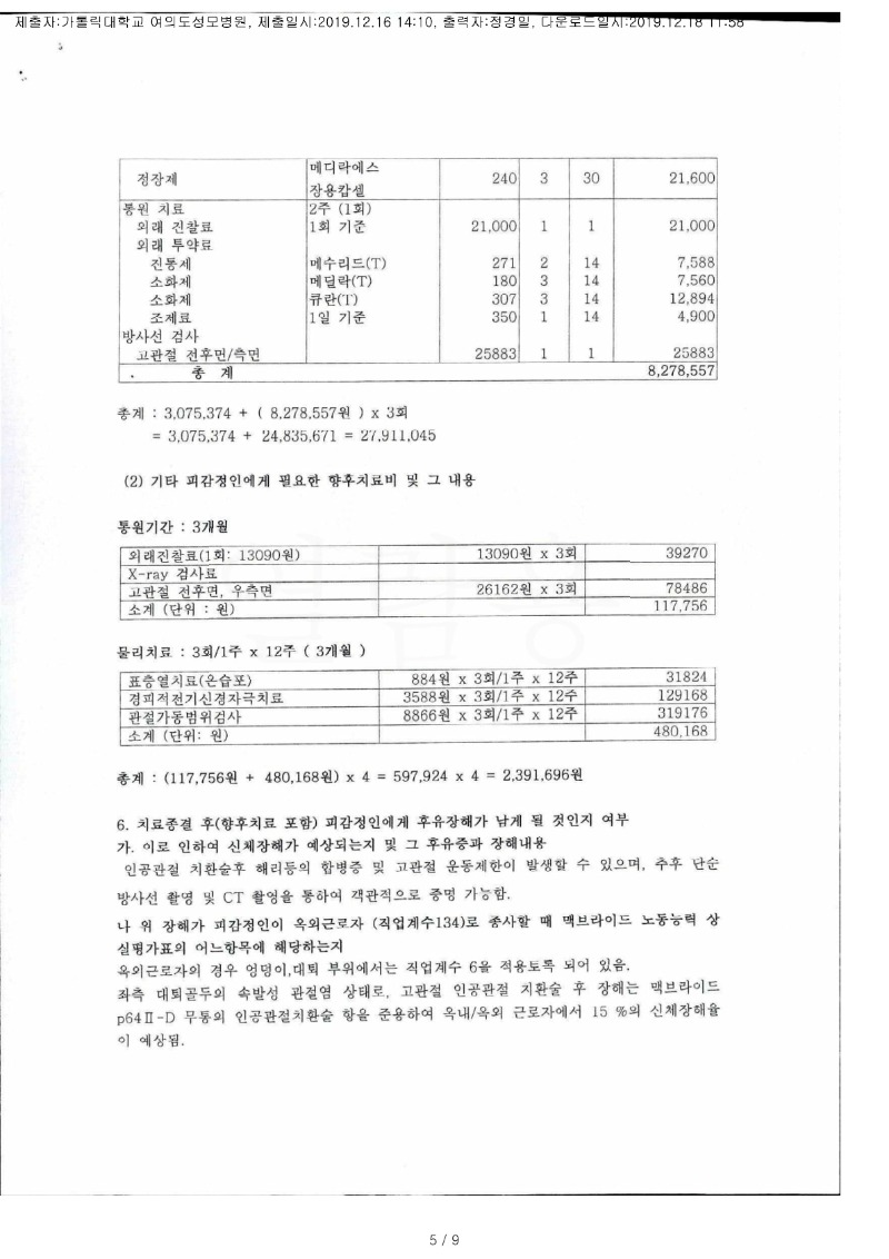 20191218 이대한 12.16 가톨릭대여의도성모병원 감정서 도달(정형)_4.jpg