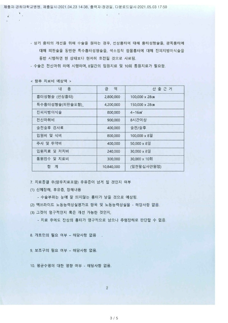 20210503 김분도 4.23 경희의료원 감정서 도달(성형)_2.jpg