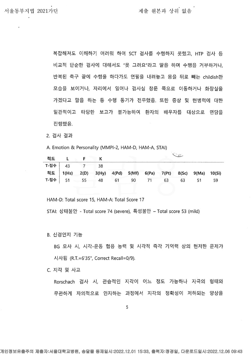 20221206 김정매 12.1 서울대병원 감정서 도달(정신건강의학과)_5.jpg