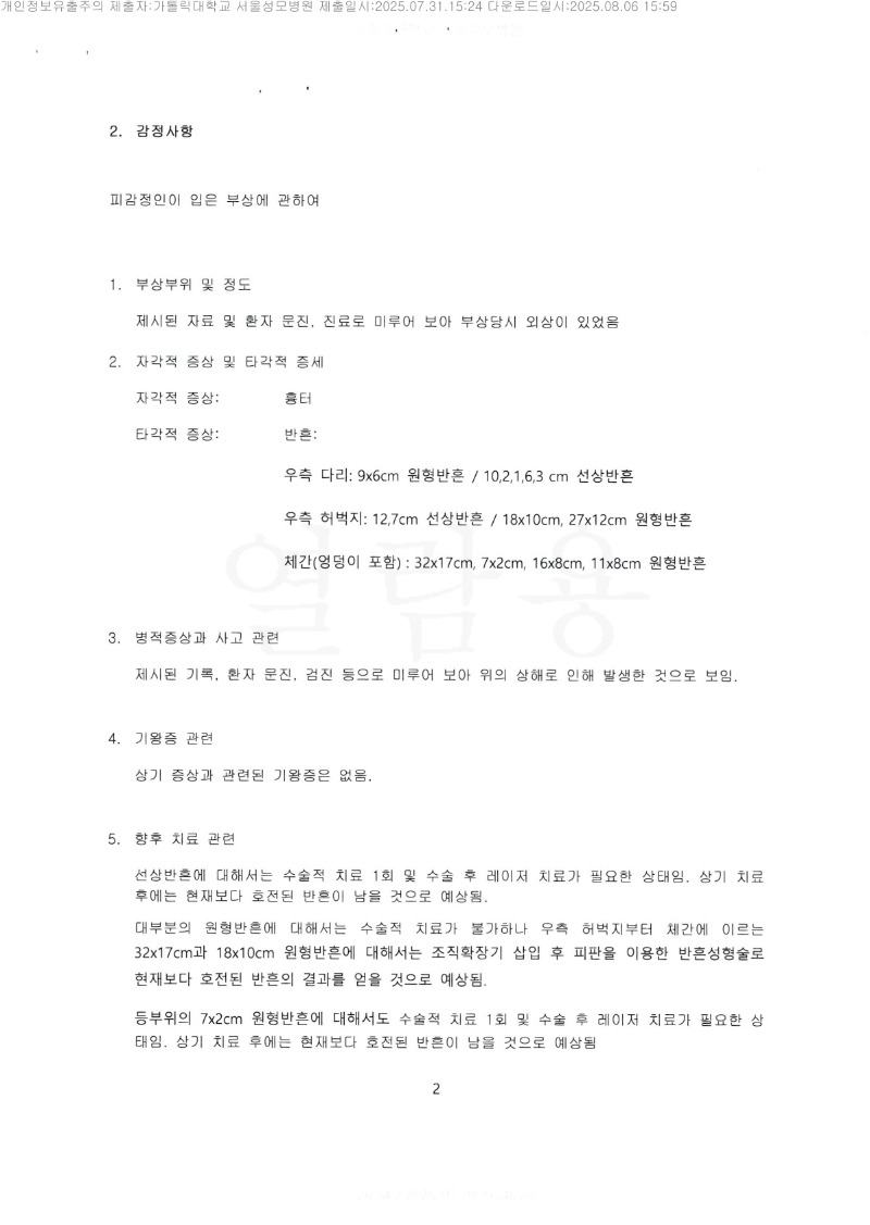 20250806 서현진 7.31 가톨릭대서울성모병원 감정서 도달_2.jpg